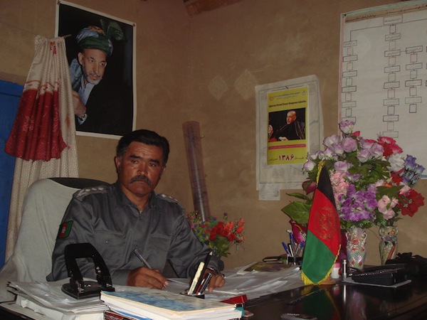 Deputy-police-chief,-dai-kundi,-afghanistan